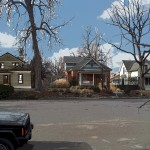 A picture of our house with the new second story.